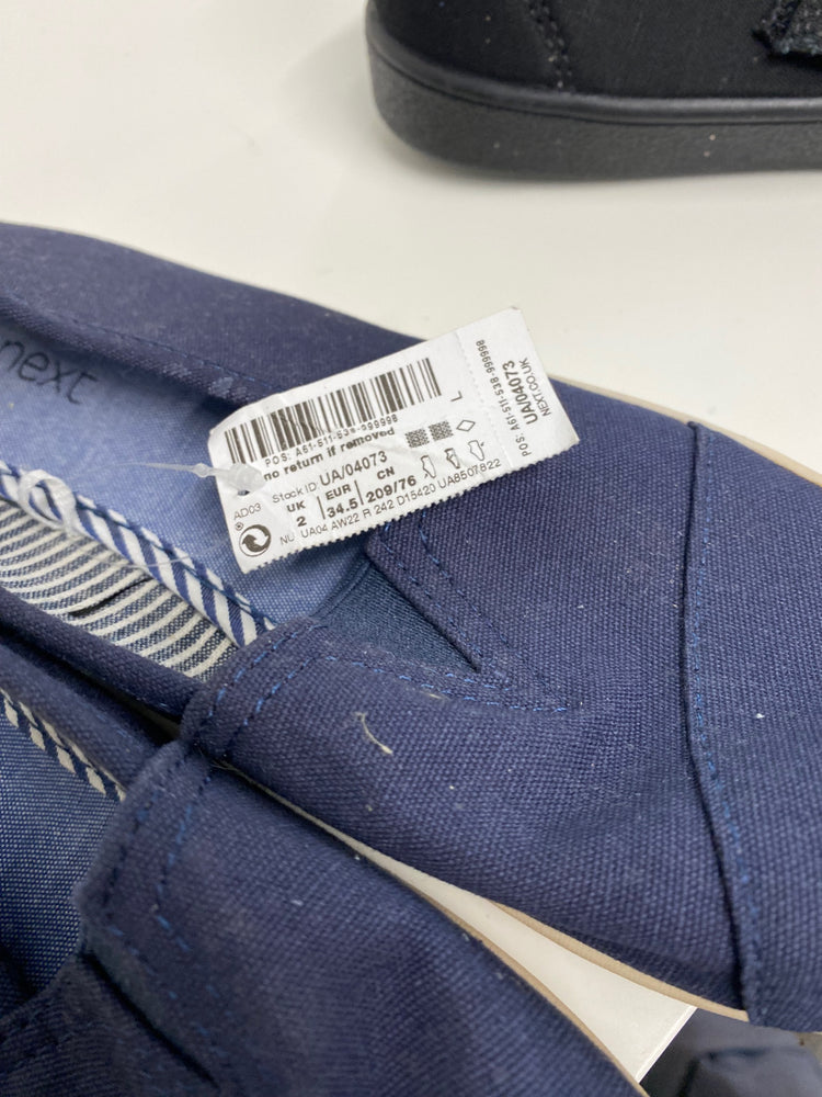 Fabulous duo Next Sneakers UK2 Black & navy Classics VT002