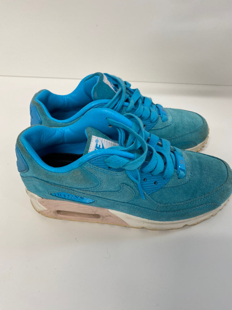 Fabulous Nike Air Max 90 Nike ID turquoise Pink suede UK3 GC003