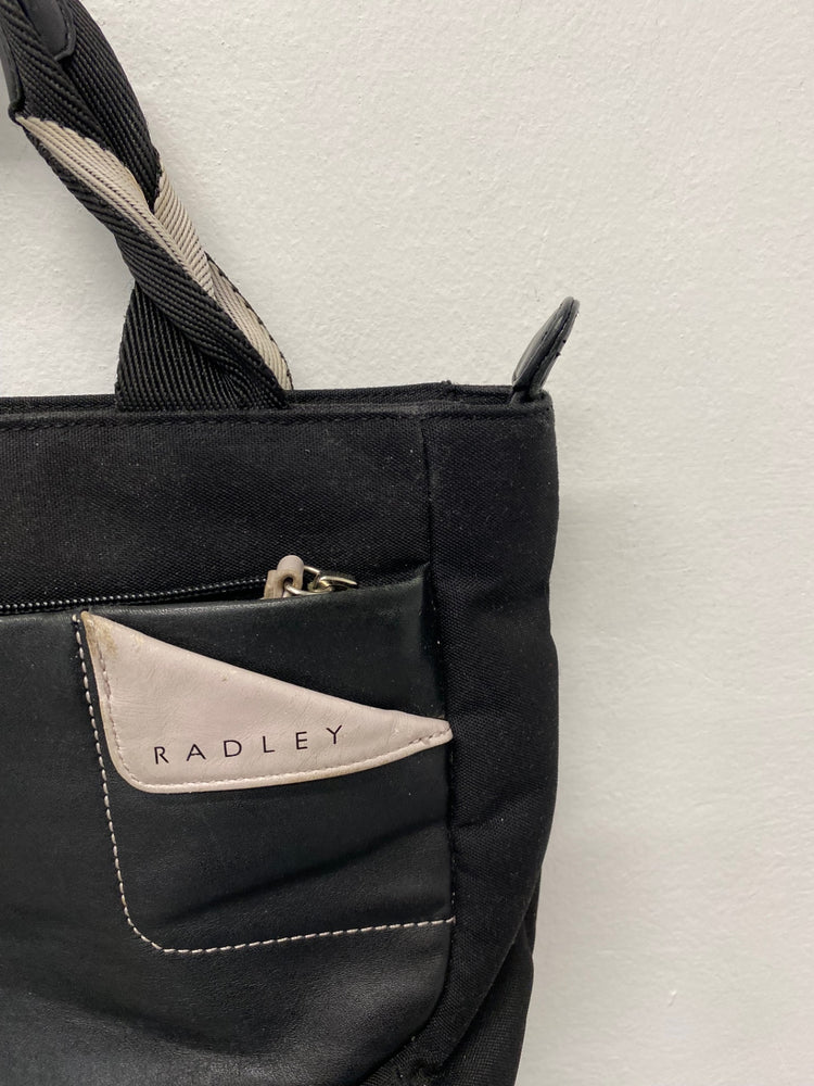 Fabulous Radley Tote Bag One size Black grab bag Fabric GC003