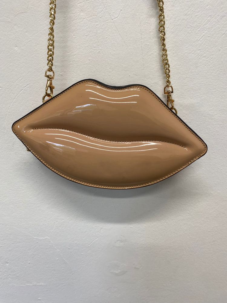 Fabulous Aldo Lips Handbag One size Beige chain handle GC003