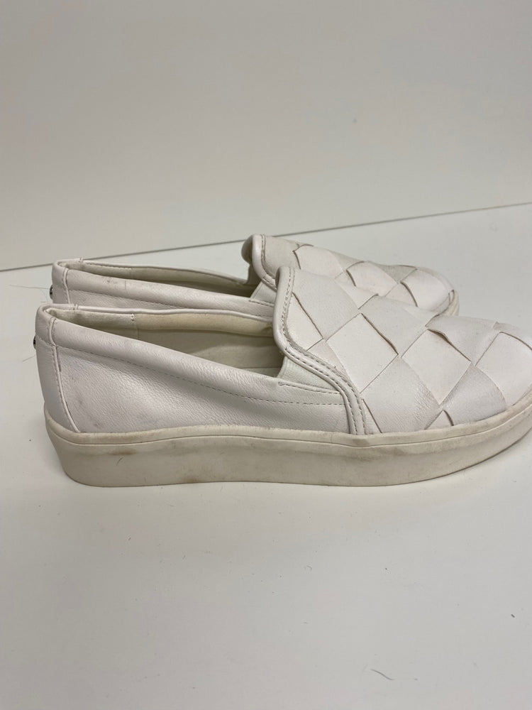 Fabulous Office flatform Sneakers UK4 White braided front VT002