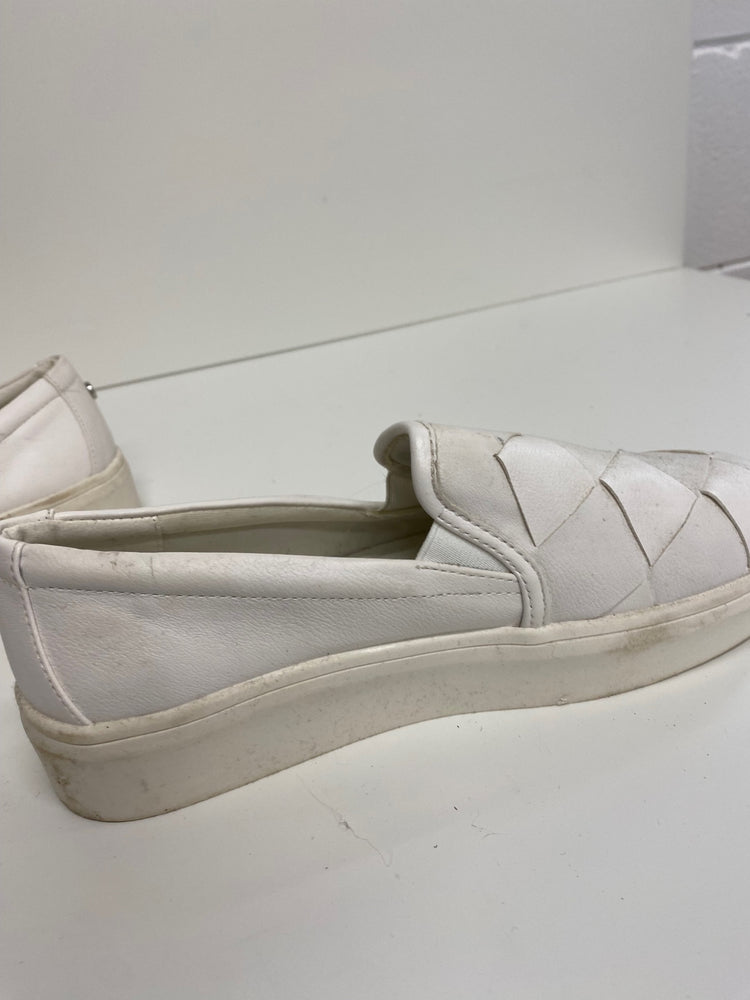 Fabulous Office flatform Sneakers UK4 White braided front VT002