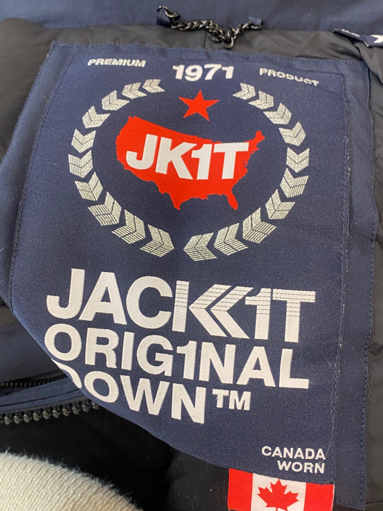 Fabulous Jack1T Winter Coat UK XS Navy Blue down VT002