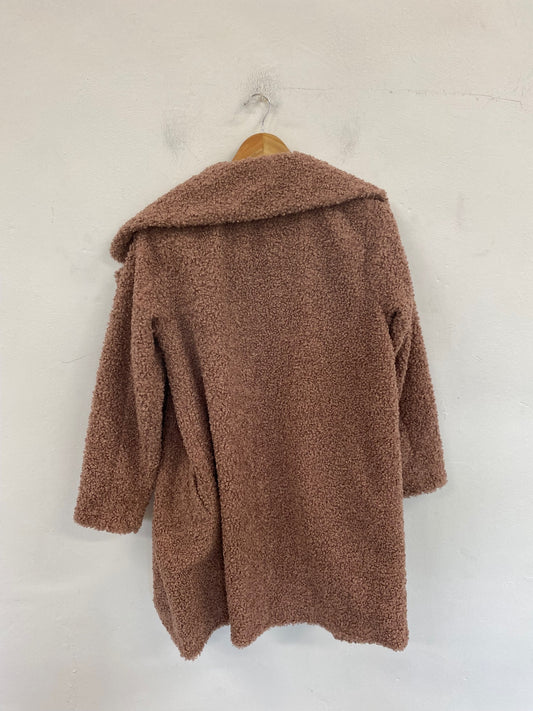 Fabulous Tu Teddy Coat UK8 Rose VT002