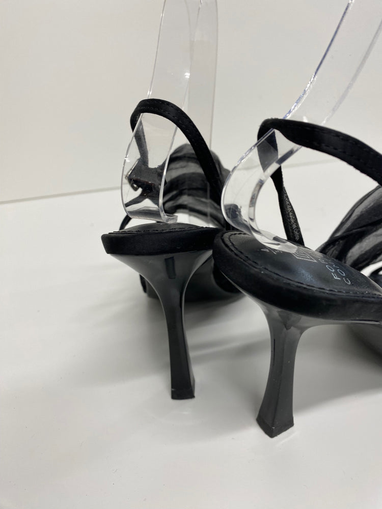 Fabulous Next Sandals UK4 Black stiletto evening party VT002