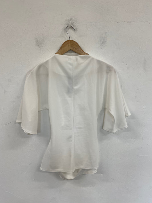 Fabulous Boohoo Blouse UK8 White VT002