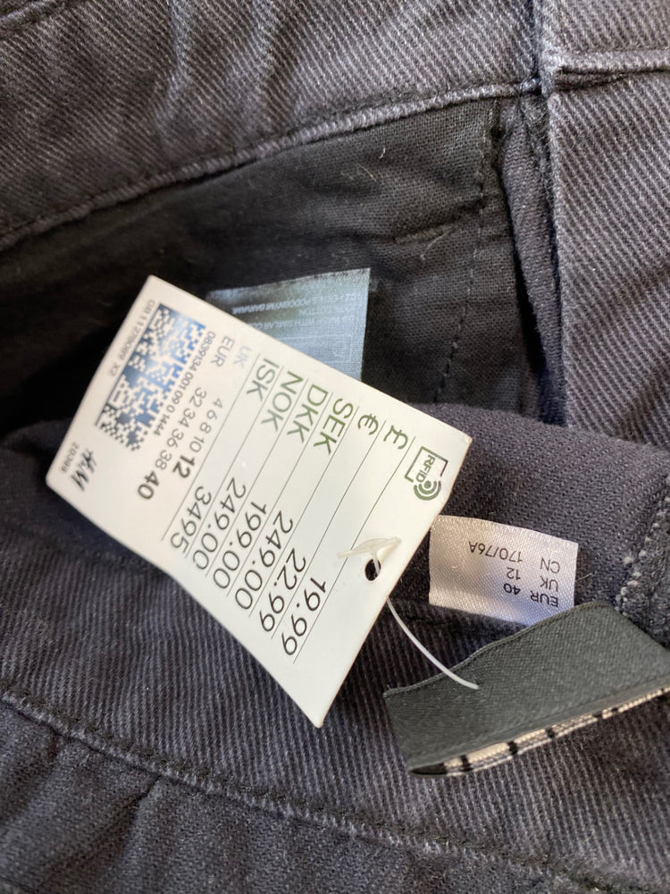 Fabulous H&M Mini Skirt UK12 Black Paperbag waist AM013