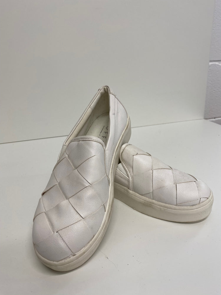 Fabulous Office flatform Sneakers UK4 White braided front VT002