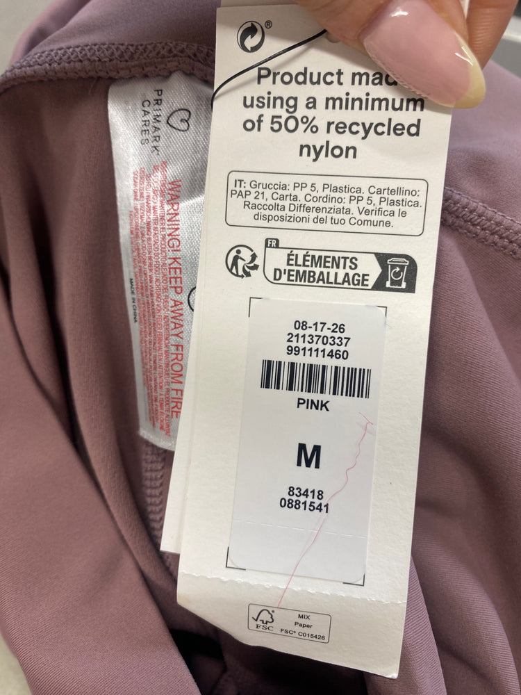 Fabulous Primark Leggings UK M Mauve activewear GC003