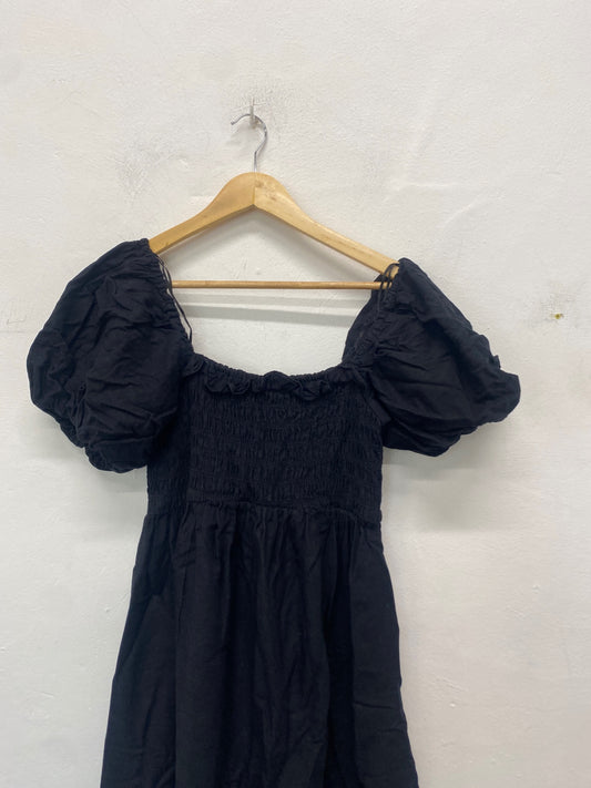 Fabulous New Look Dress UK12 Black maternity summer GC003