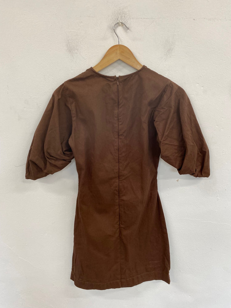 Fabulous ASOS Mini Dress UK6 Brown VT002