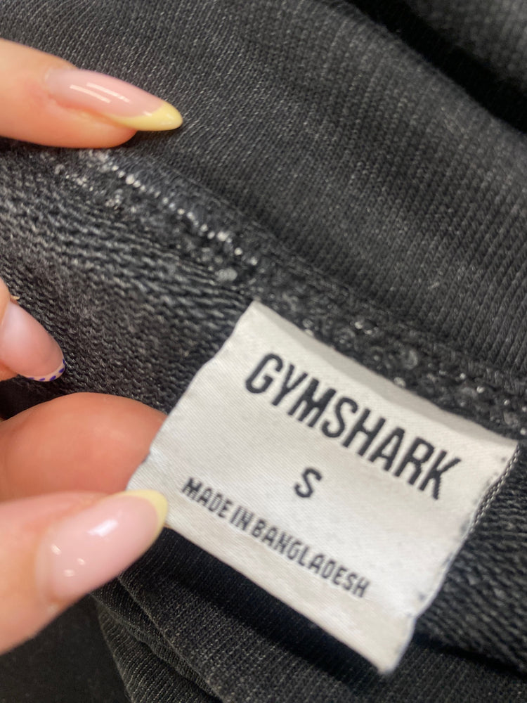 Fabulous Gymshark Hoodie UK S Grey cropped VT002