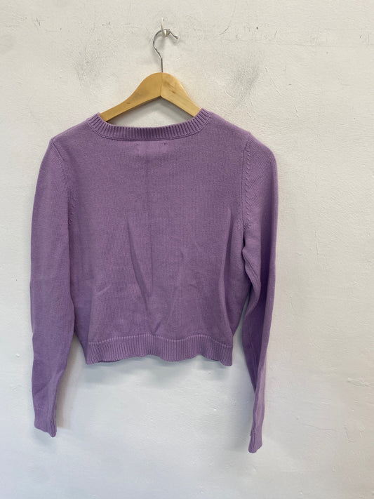 Fabulous Iron fist carebears Sweater UK M Lilac GC003