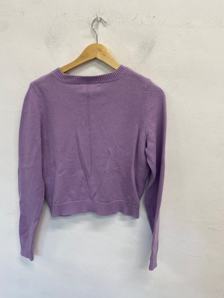 Fabulous Iron fist carebears Sweater UK M Lilac GC003