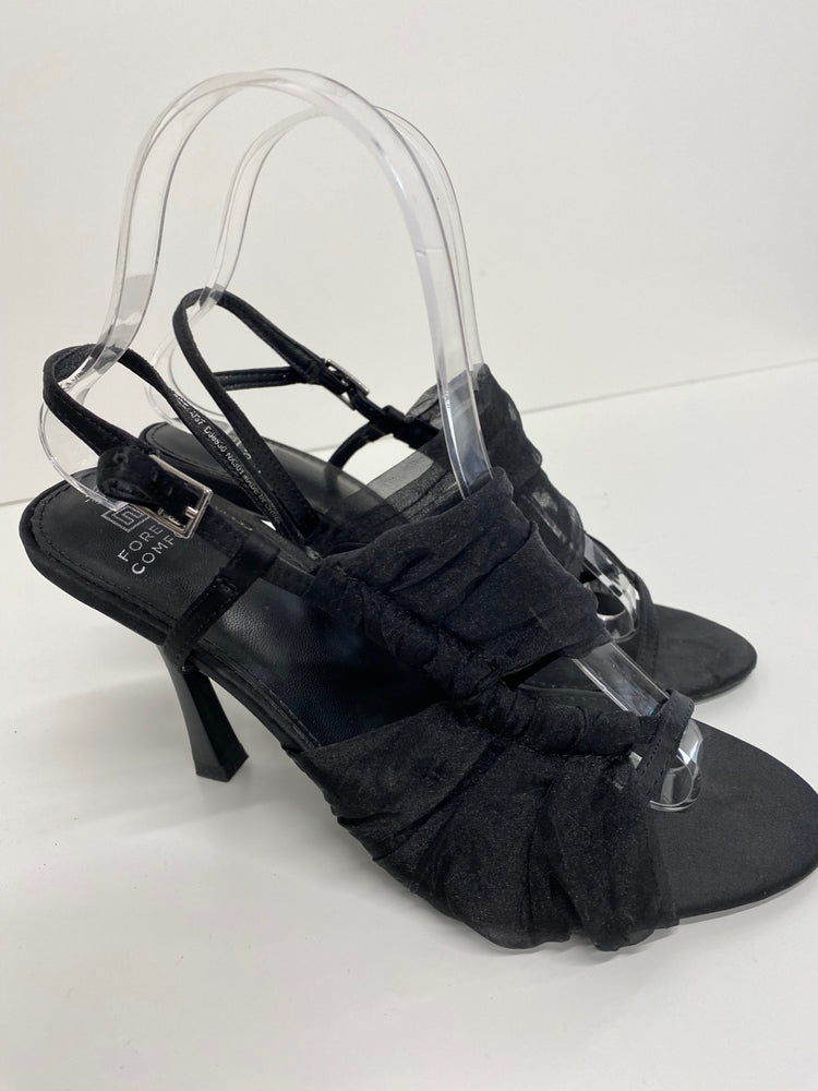 Fabulous Next Sandals UK4 Black stiletto evening party VT002