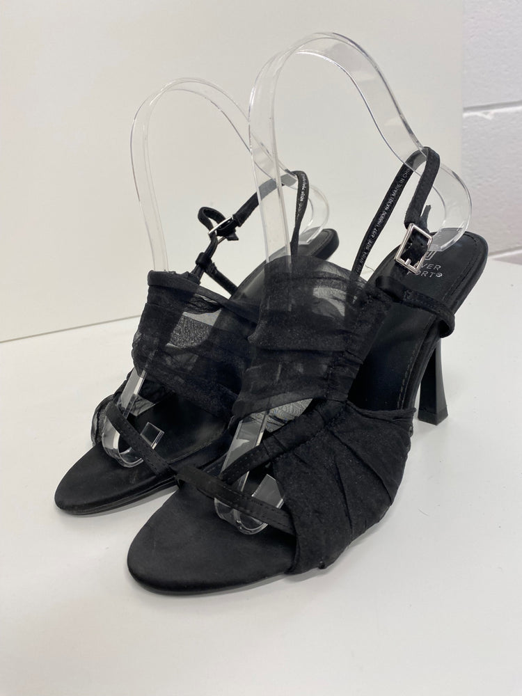 Fabulous Next Sandals UK4 Black stiletto evening party VT002