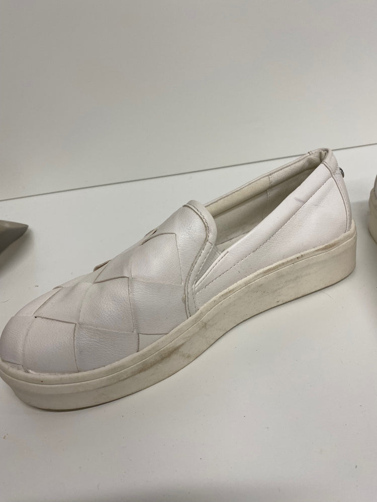 Fabulous Office flatform Sneakers UK4 White braided front VT002