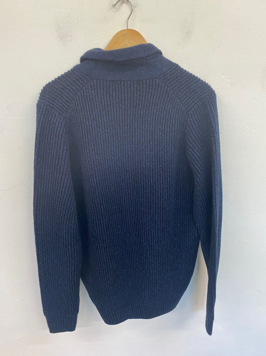 Classic Marks & Spencers Cardigan UK M Navy FH004