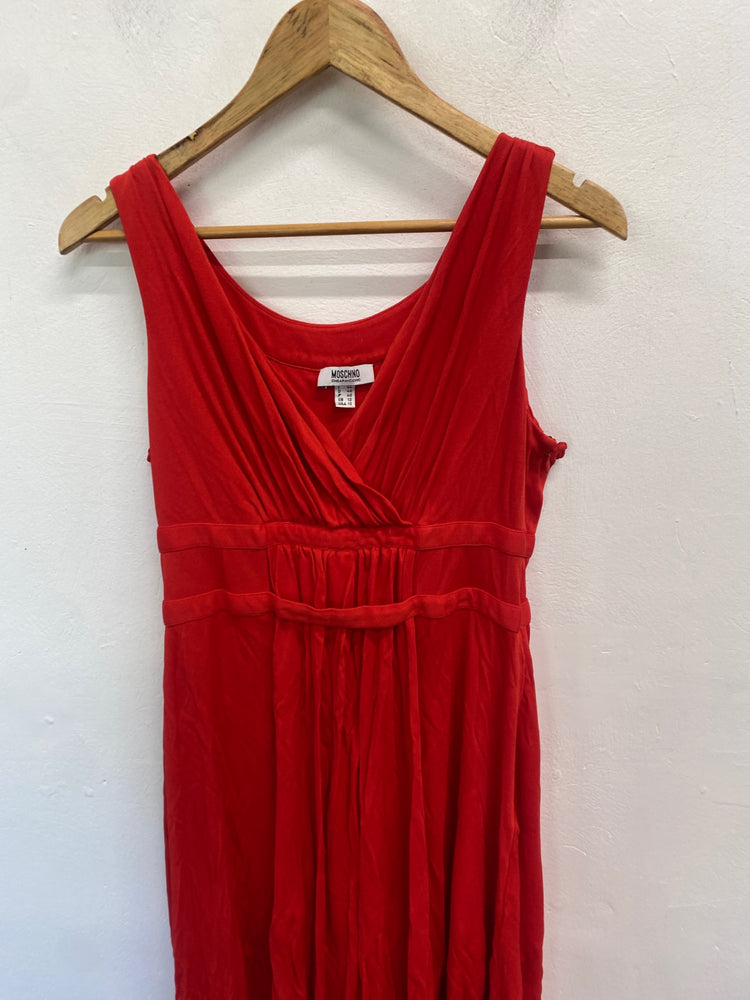 Gorgeous Moschino Dress UK12 Red formal LH002