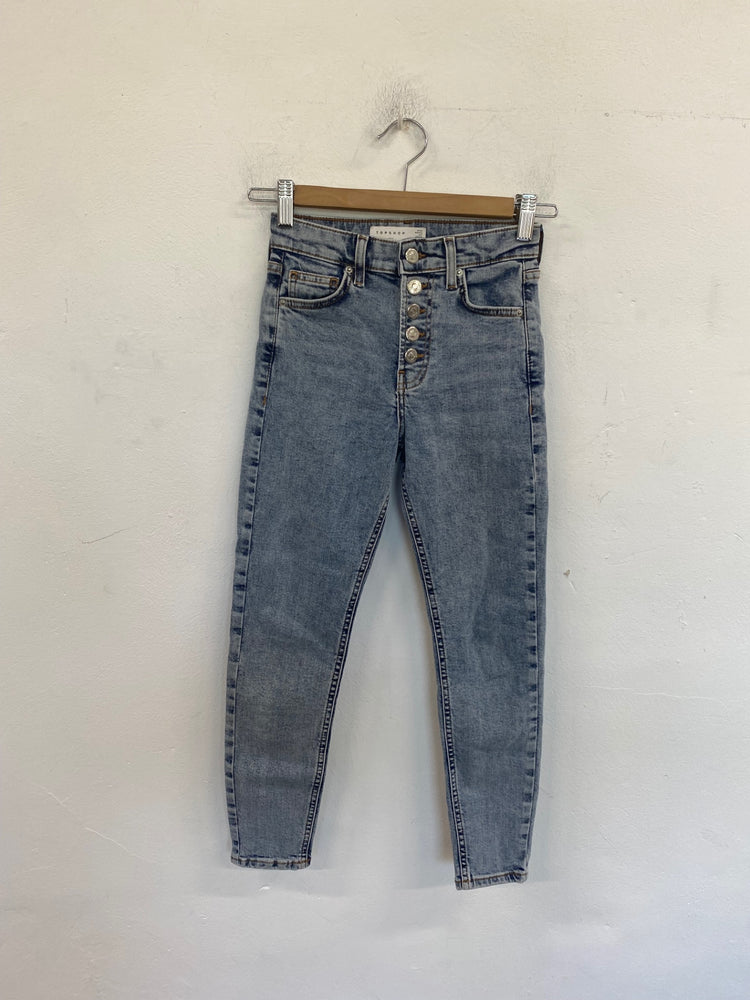 Gorgeous Topshop Jeans W24" Light Blue FH004