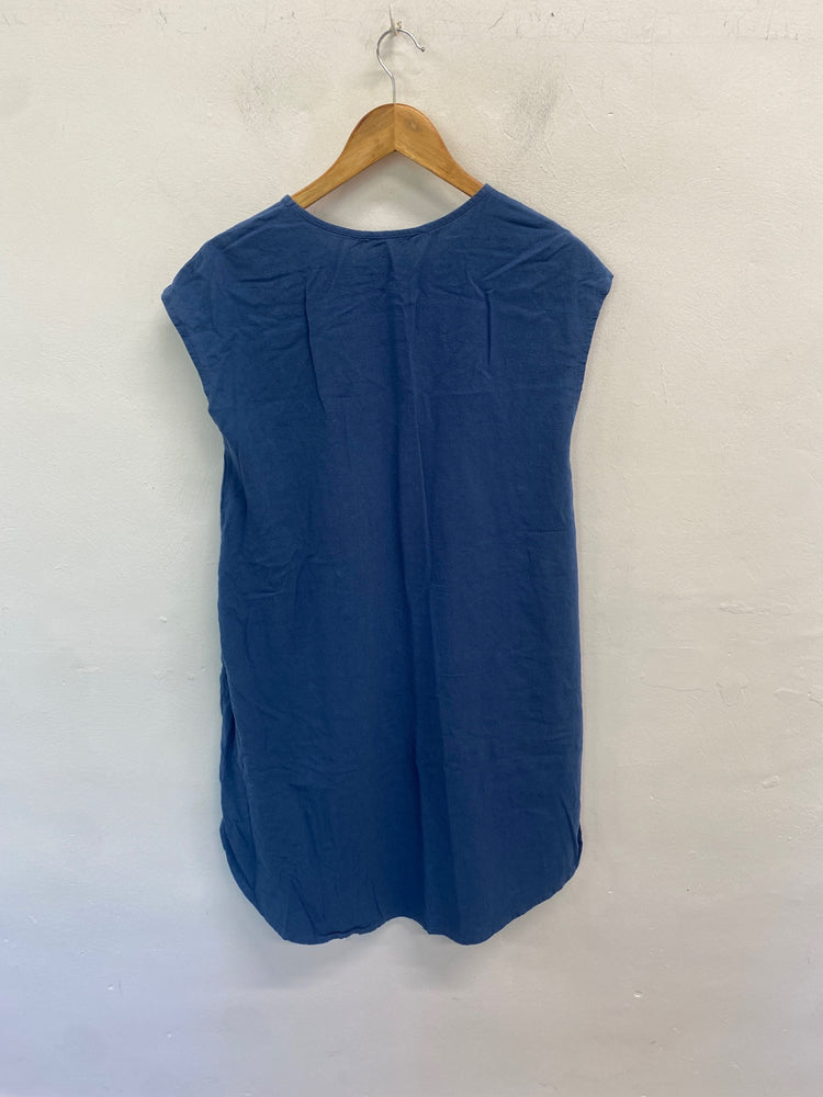Gorgeous Zanzea Dress UK M Blue oversized MM005