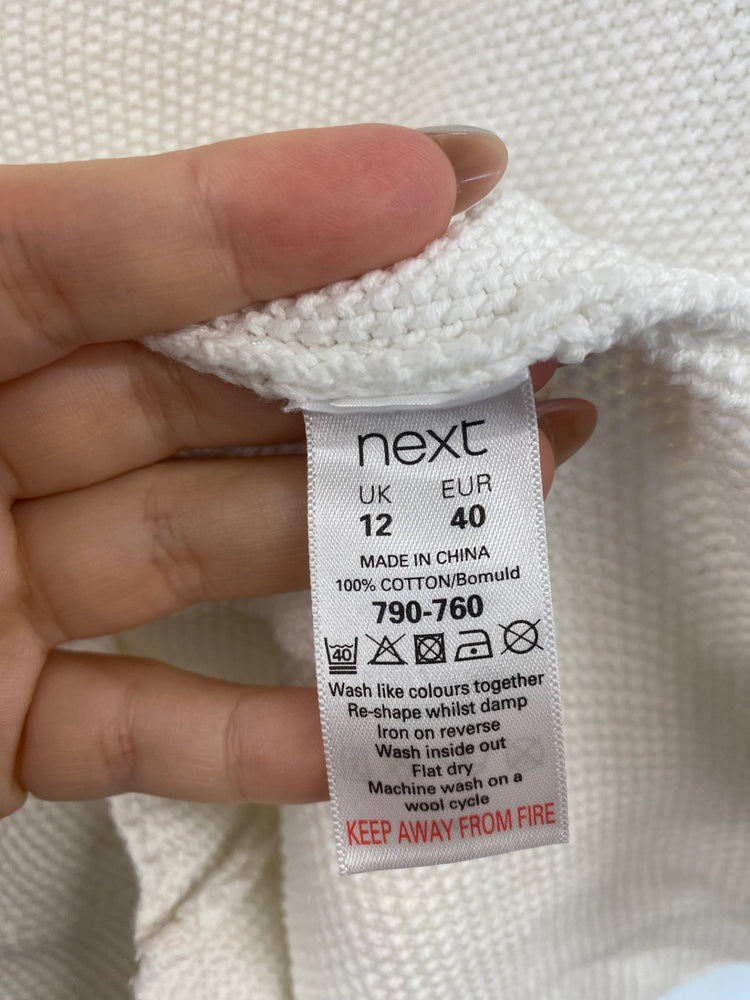 Gorgeous Next Jumper UK12 Cream FH004