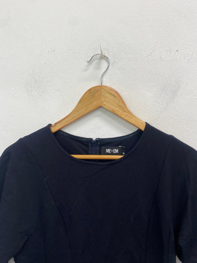 Gorgeous ME+EM Dress UK12 Navy Blue AO001