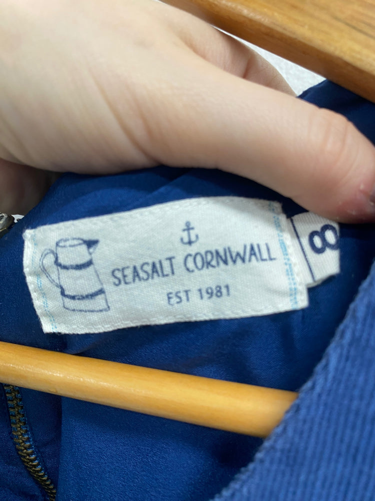 Gorgeous Seasalt cornwall Dress UK8 Blue cord tunic MM005