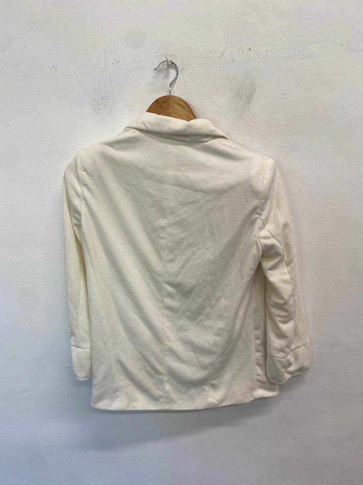 Gorgeous Topshop Blazer UK12 Cream formal AO001