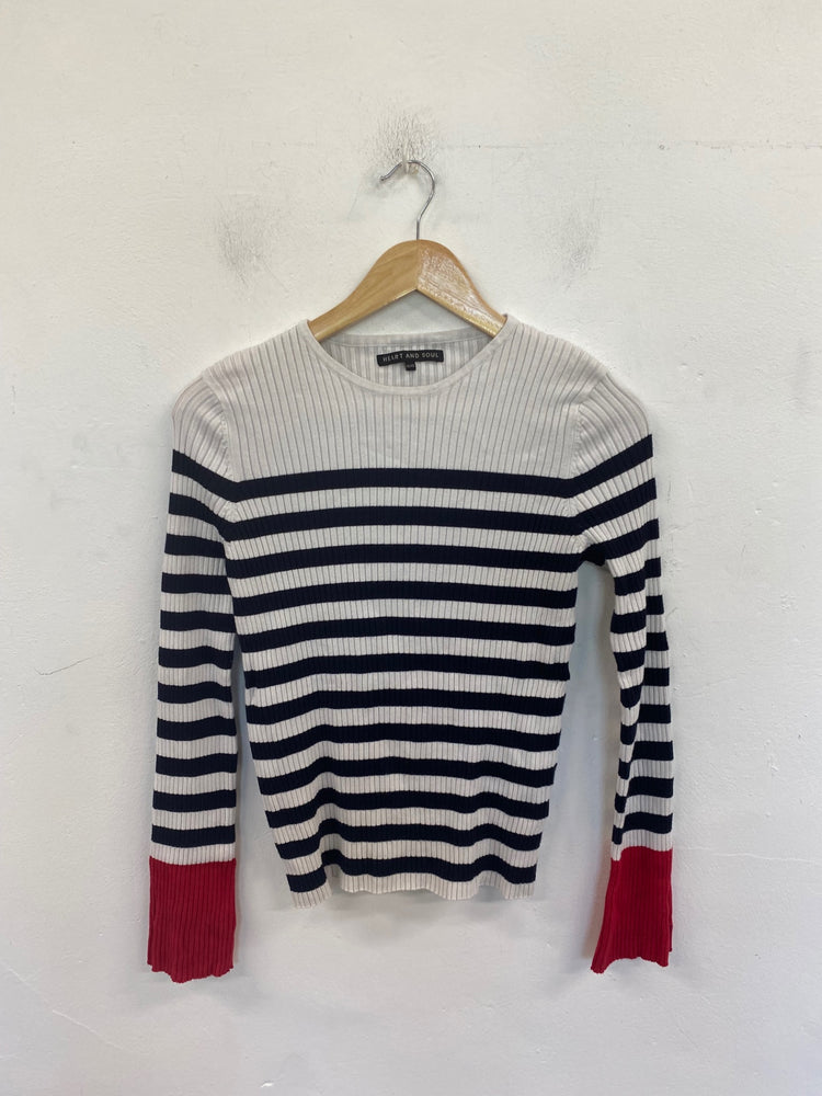 Gorgeous HEART AND SOUL Jumper UK12 Multicolour FH004