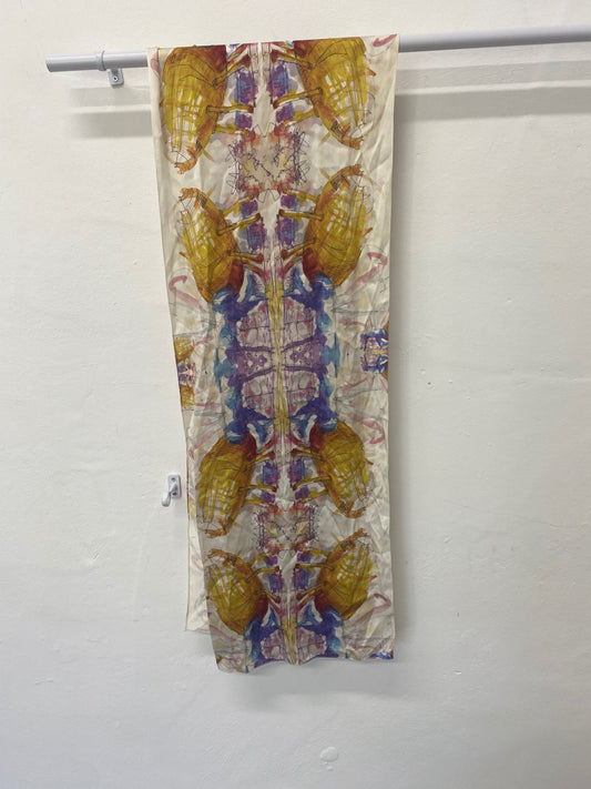 Gorgeous Chailie Ho Scarf One size Multicolored Hong Kong designer NR002