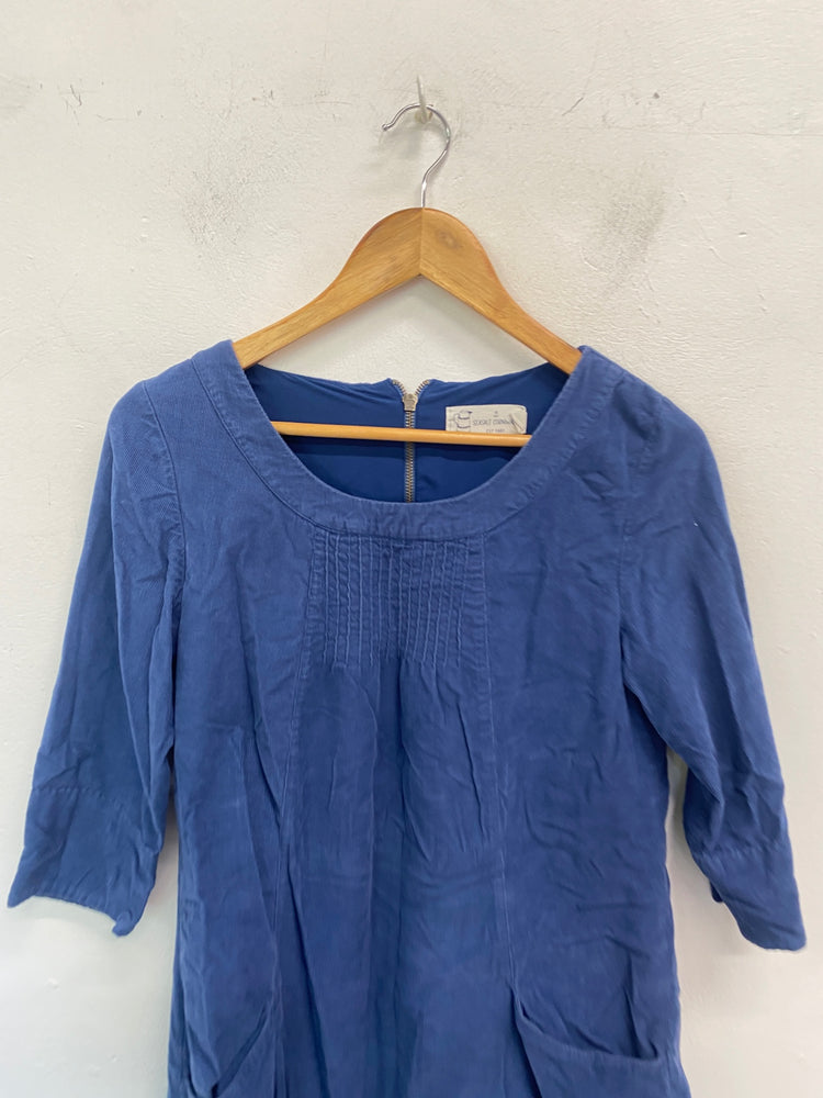 Gorgeous Seasalt cornwall Dress UK8 Blue cord tunic MM005