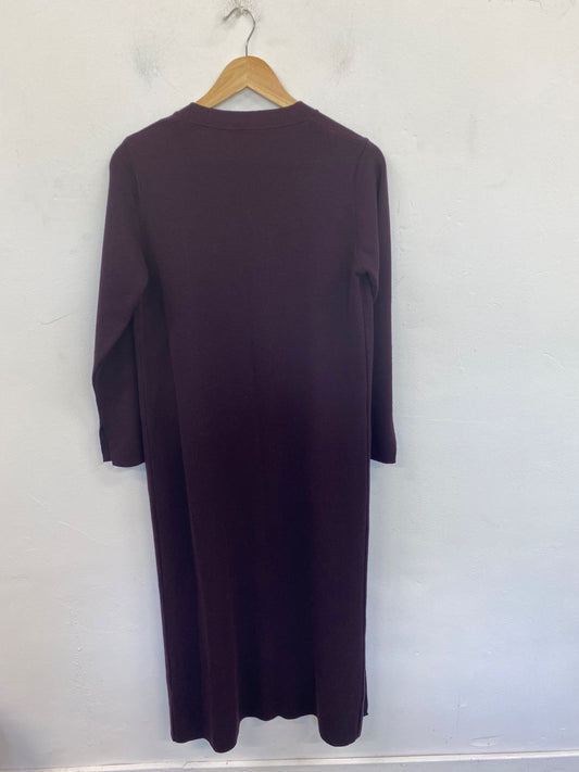 Gorgeous Marks & Spencers Longline Cardigan UK12 Purple FH004