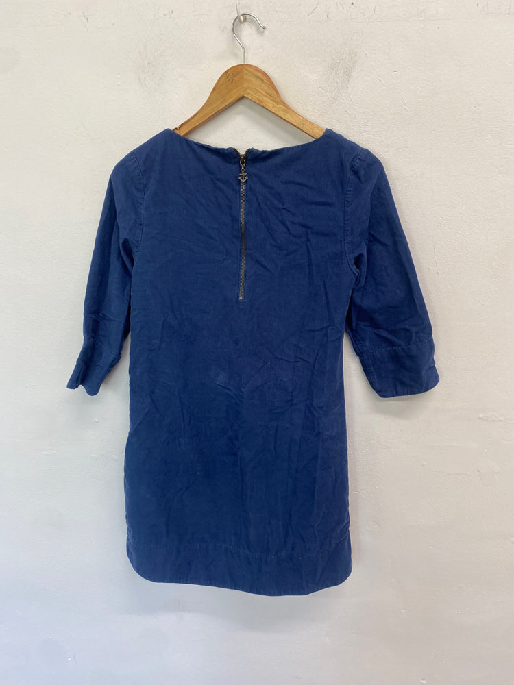 Gorgeous Seasalt cornwall Dress UK8 Blue cord tunic MM005