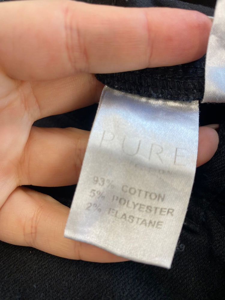 Classic Pure Collection Straight Cut Jeans UK12 Black NR002