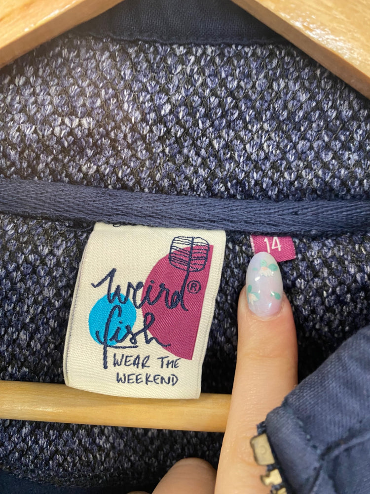 Gorgeous Weird Fish Jacket UK14 Navy NR002