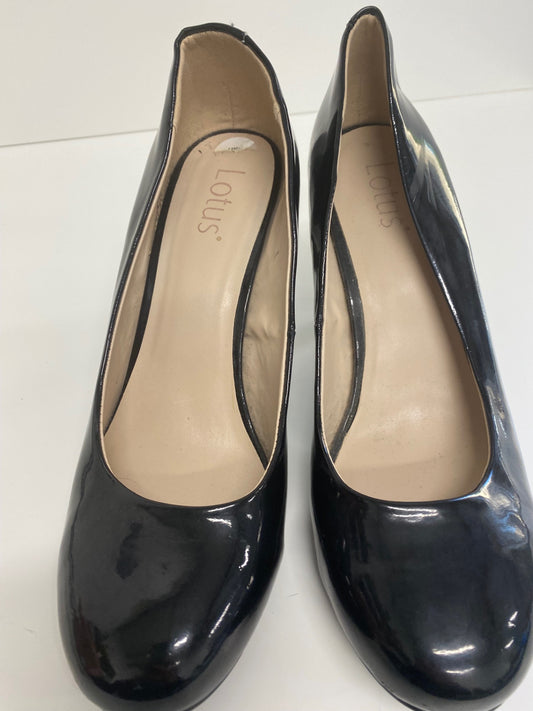 Gorgeous Lotus Court Shoes Uk7 Black classic formal work NR002