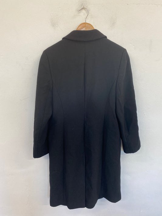 Gorgeous Charli Overcoat UK14 Black NR002