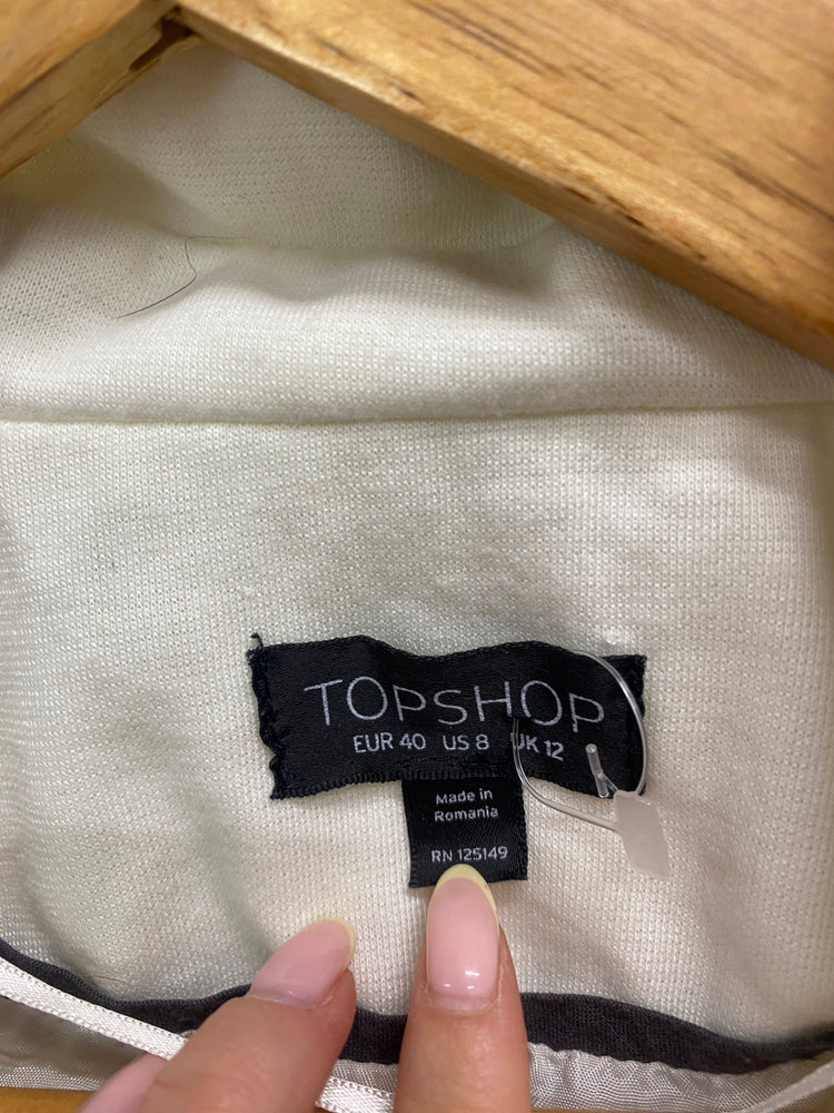 Gorgeous Topshop Blazer UK12 Cream formal AO001