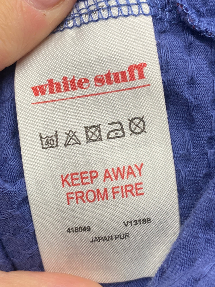 Gorgeous White stuff Dress UK12 Purple burgundy floral MM005