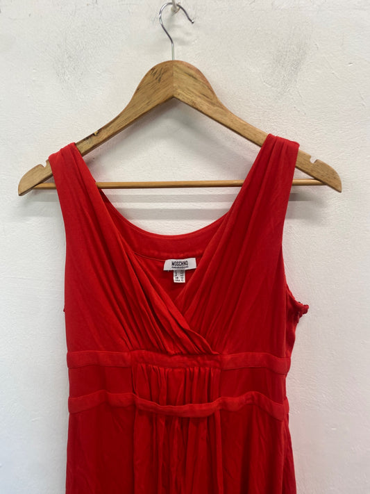 Gorgeous Moschino Dress UK12 Red formal LH002