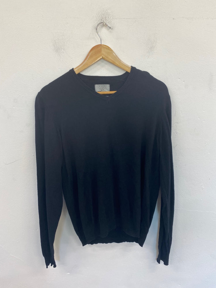 Classic Marks & Spencers Jumper UK M Black FH004