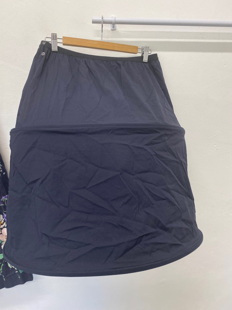 Gorgeous & Other Stories Ballgown Uk14 Navy floral With hoop NR002