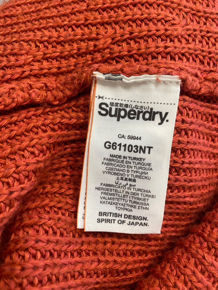 Gorgeous Superdry Knitted jumper UK10 Orange FH004