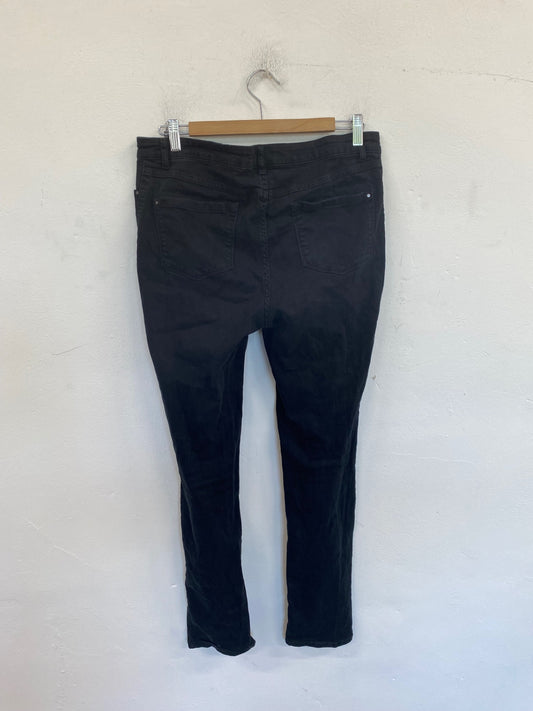Classic Pure Collection Straight Cut Jeans UK12 Black NR002