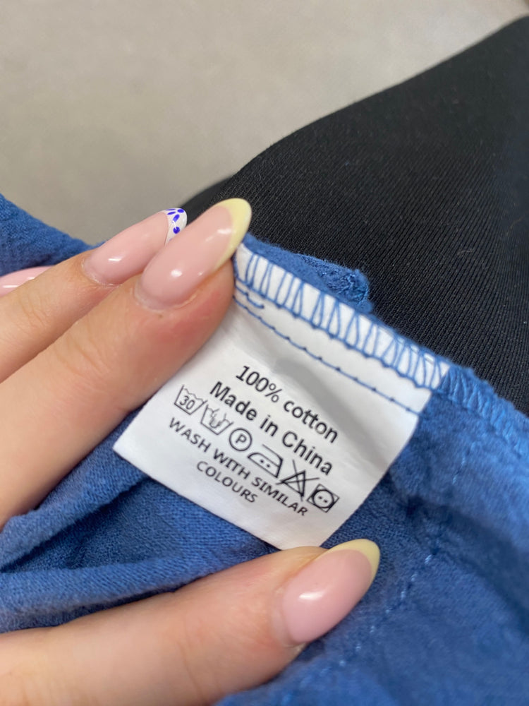 Gorgeous Zanzea Dress UK M Blue oversized MM005