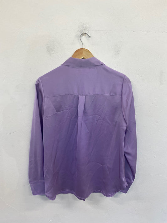 Gorgeous Marks & Spencers Blouse UK10 Lavender FH004