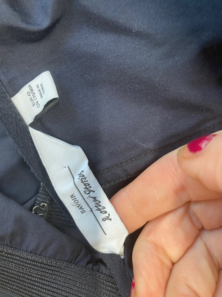 Gorgeous & Other Stories Ballgown Uk14 Navy floral With hoop NR002