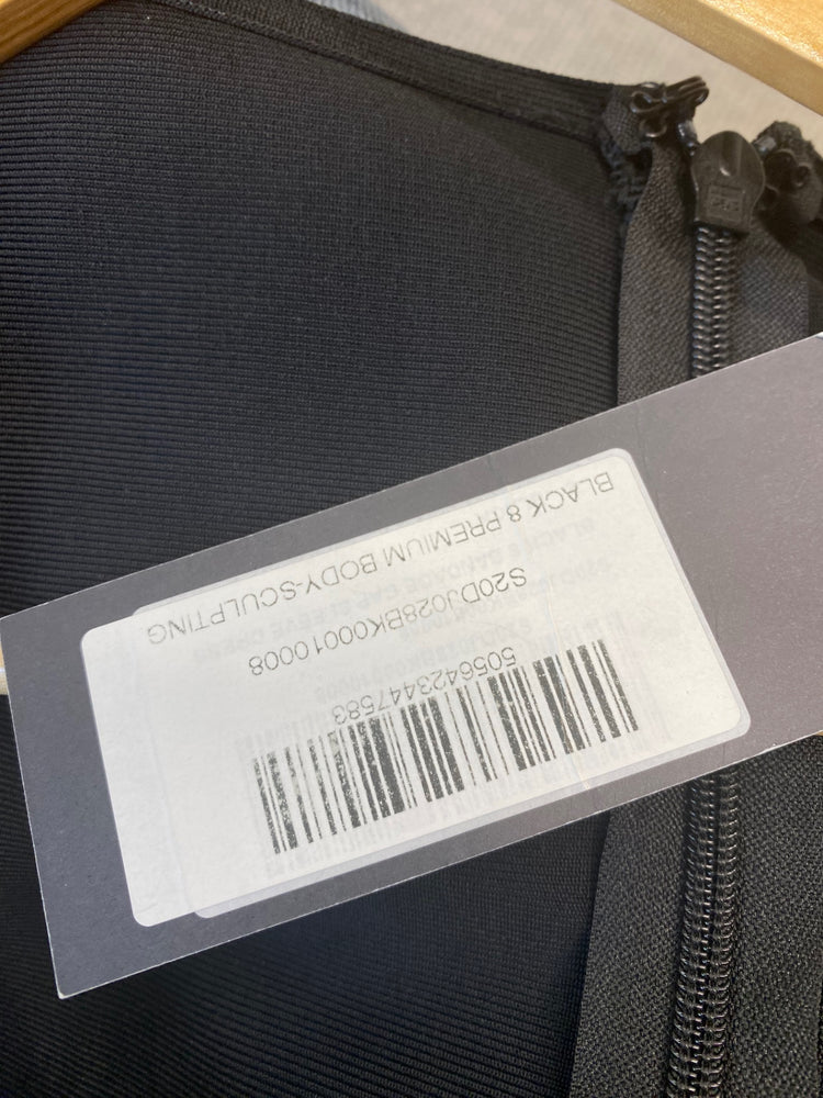 Gorgeous Sosandar Pencil Dress Uk8 Black bandage body sculpture FH004