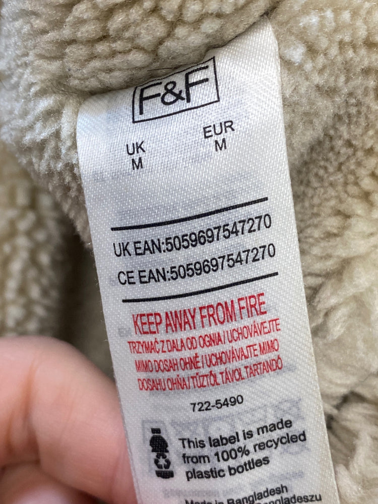 Gorgeous F&F Jacket UK M Beige casual DF002